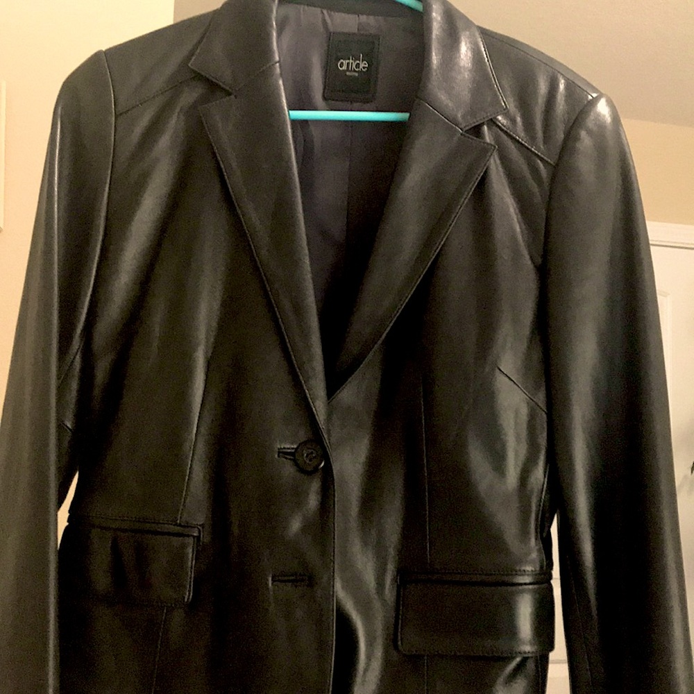 Black leather Jacket